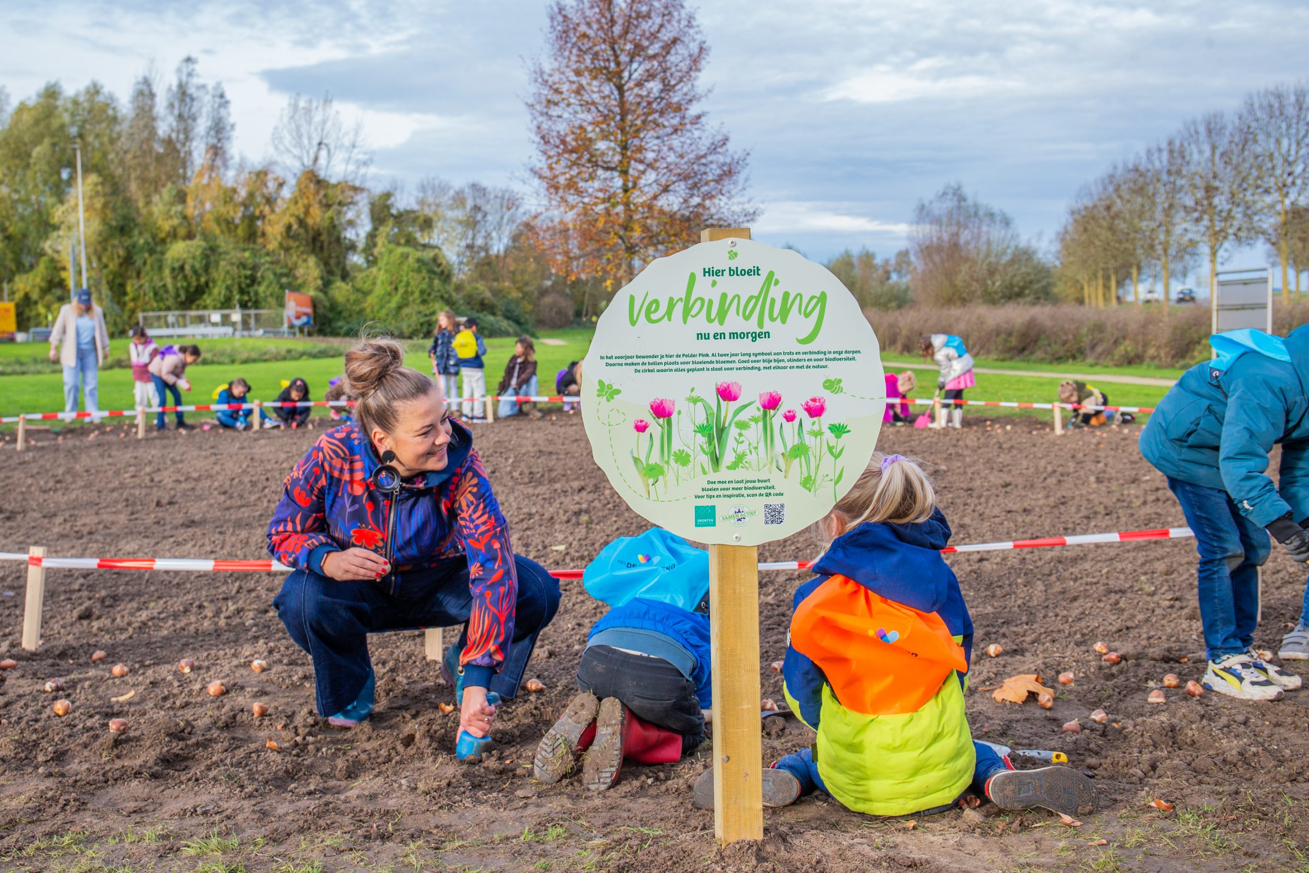 Bloeiende cirkels in Biddinghuizen, Dronten en Swifterbant
